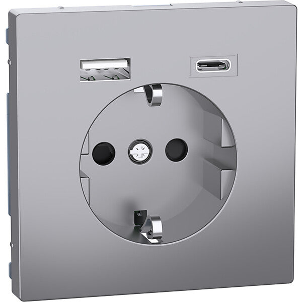 Merten Schuko Steckdose mit USB Ladegerät MEG2367-6036